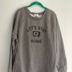 Old Navy TV Fleece Sweatshirt XL